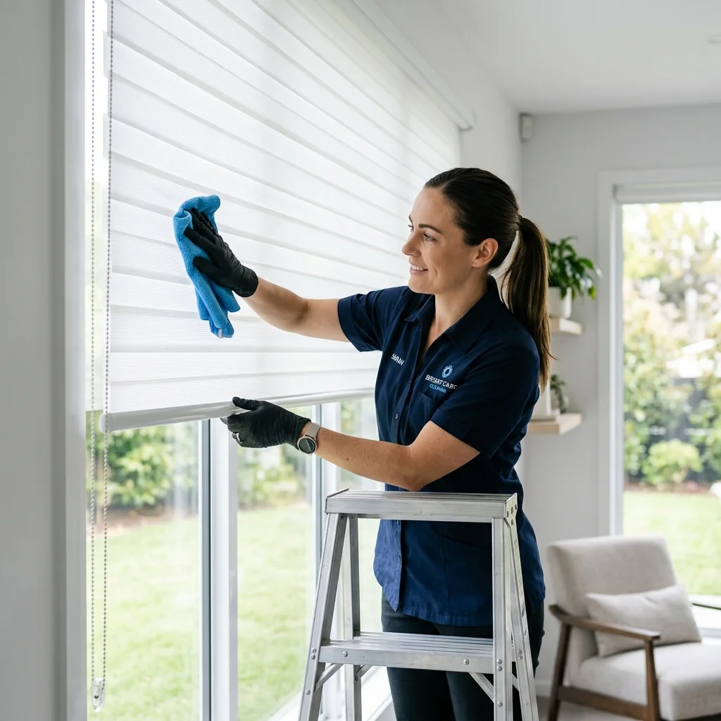Roller blind cleaning service