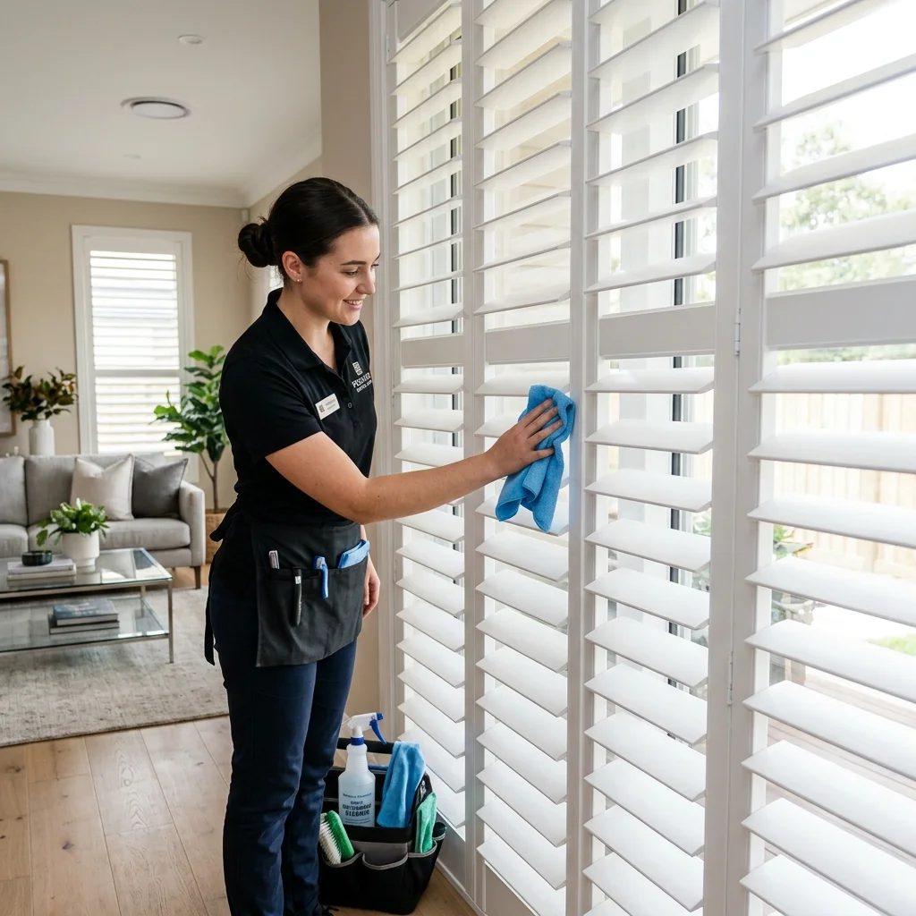 Plantation shutters cleaning service